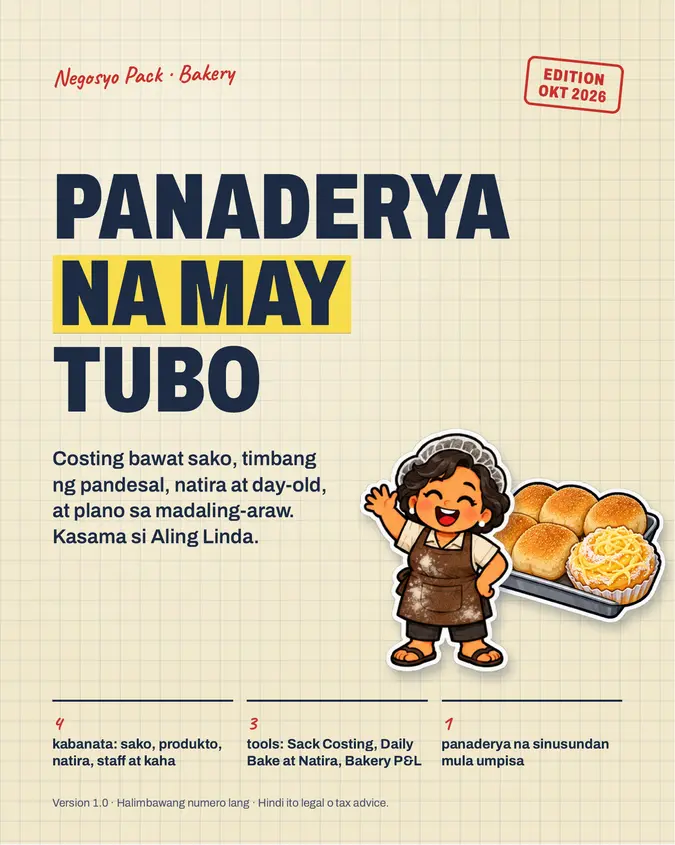 Cover ng Bakery Pack