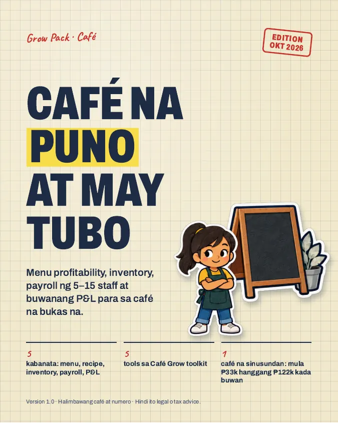 Cover ng Café Grow Pack