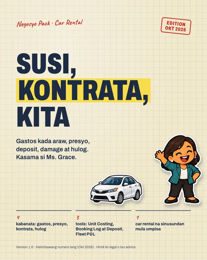Cover ng Car Rental Pack