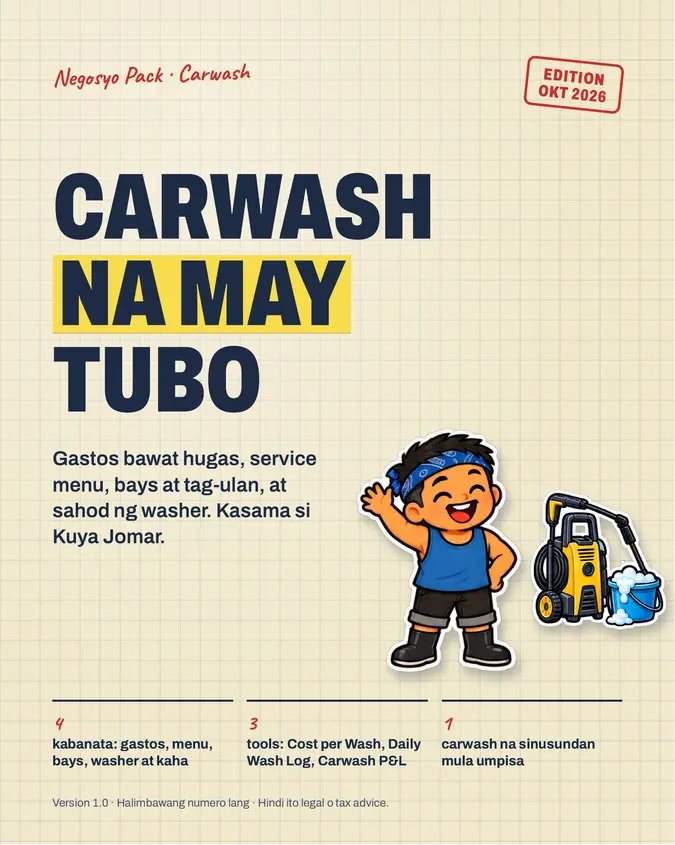 Cover ng Carwash Pack