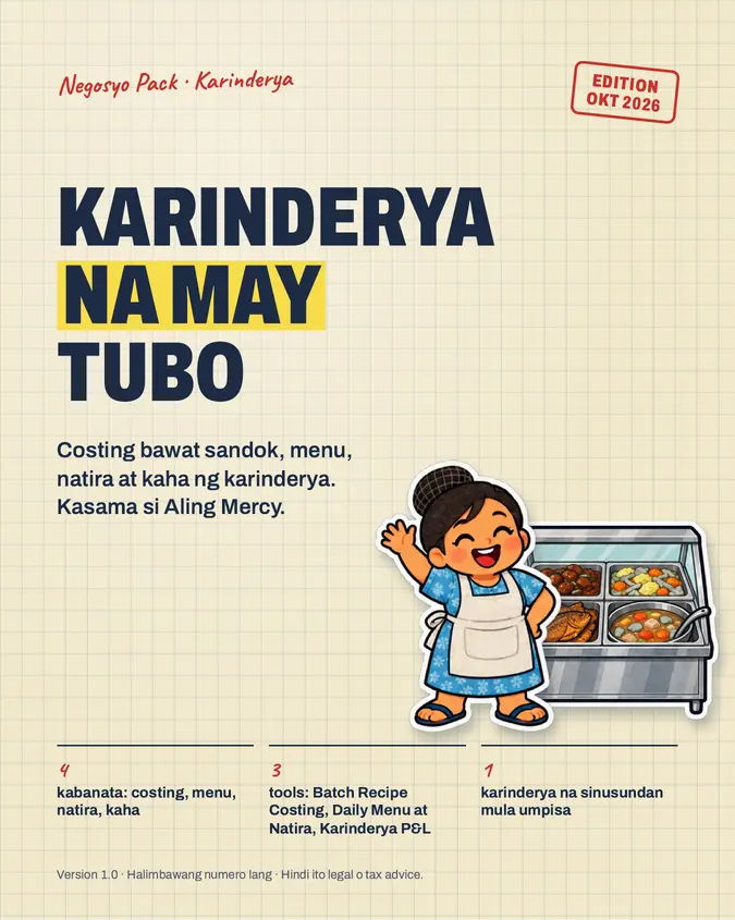 Cover ng Karinderya Pack