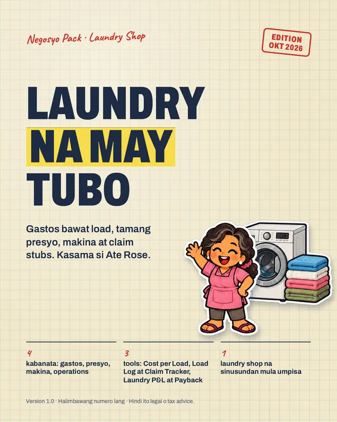 Cover ng Laundry Shop Pack