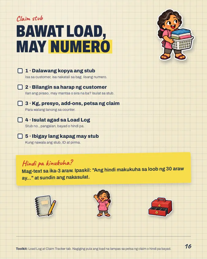 Pahina mula sa Laundry Shop Pack