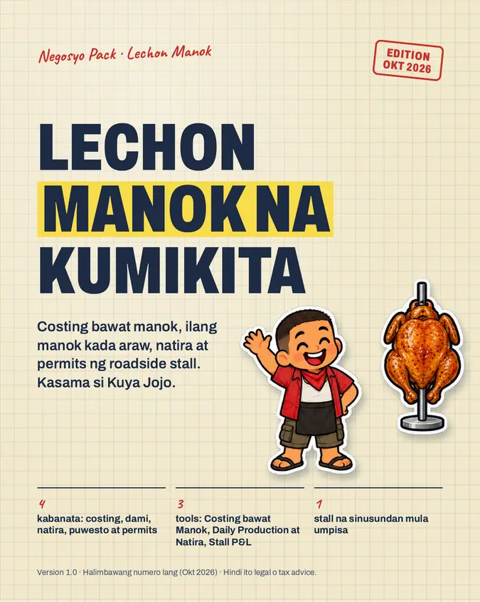 Cover ng Lechon Manok Pack