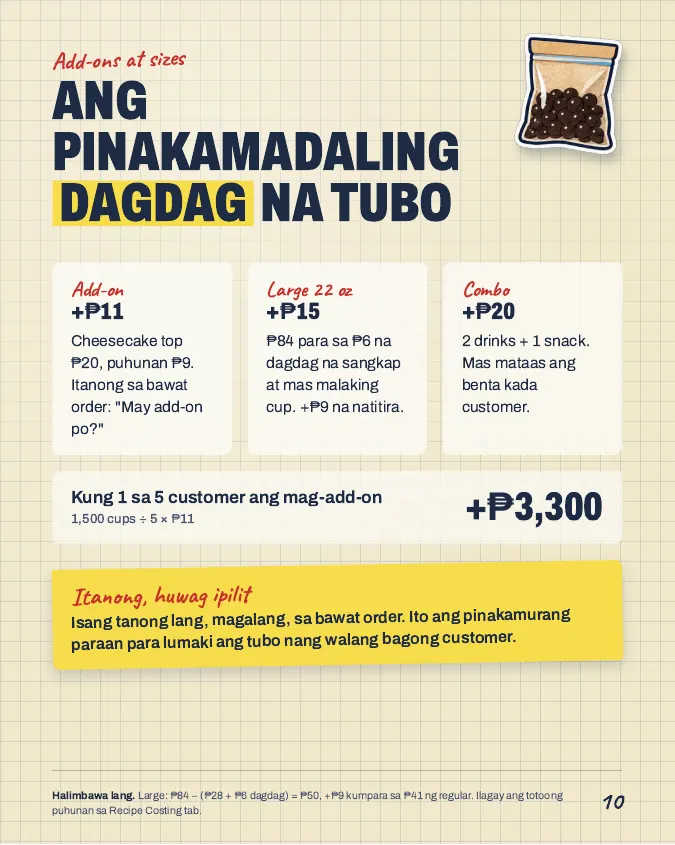 Pahina mula sa Milk Tea Pack