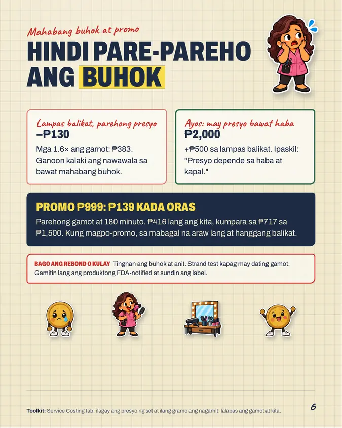 Pahina mula sa Beauty Parlor Pack