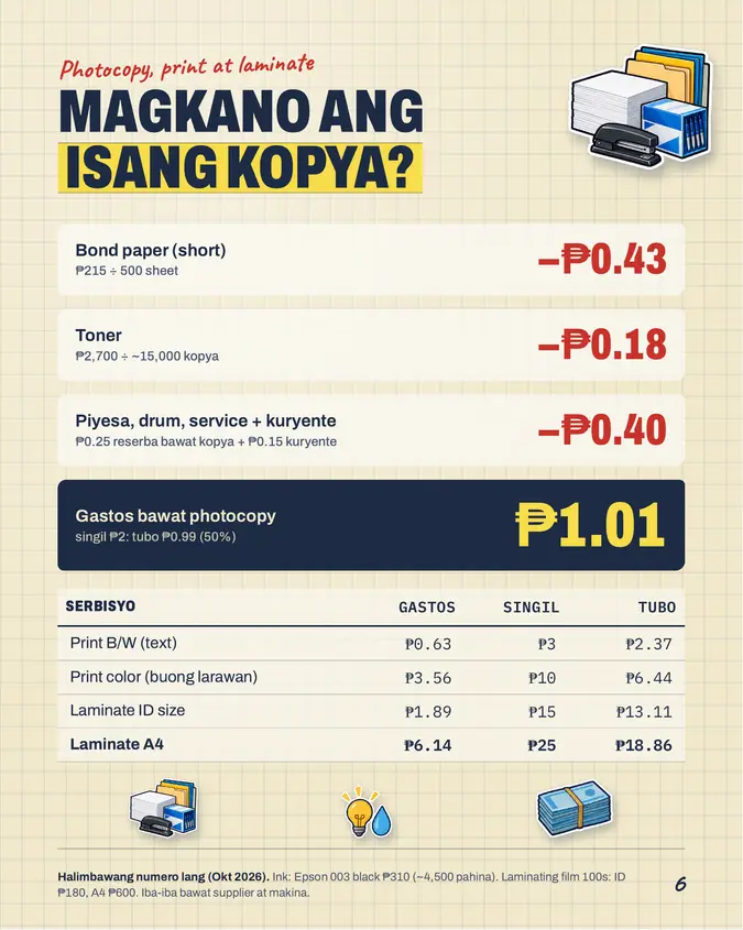 Pahina mula sa School at Office Supplies Pack