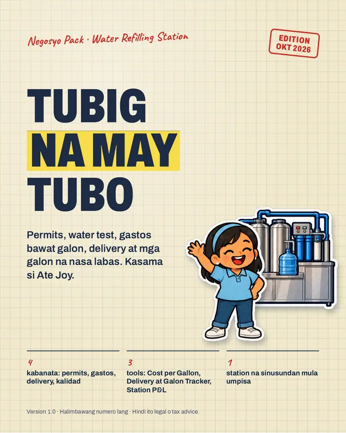Cover ng Water Refilling Station Pack
